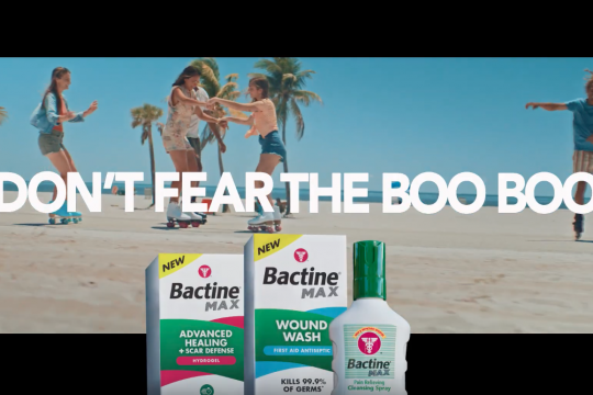 Bactine Max Spray “Don’t Fear the boo boo”